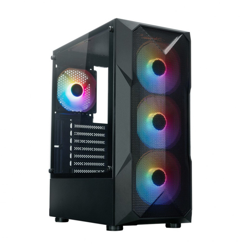 Компьютерный корпус XASTRA A304 4FRGB TG Black (A304-4FC12F)