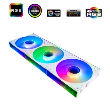 Комплект вентиляторов для корпуса Thermalright TL-M12QW-S X3 ARGB White (TRTLM12QWS.3P)