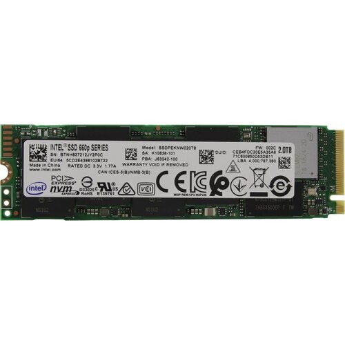Твердотельный накопитель Intel 2000 Gb 660p SSDPEKNW020T8X1