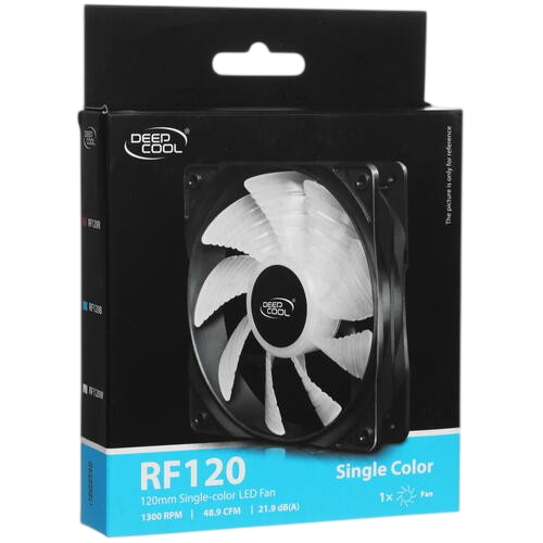 Вентилятор для корпуса Deepcool RF120W LED DP-FLED-RF120-WH