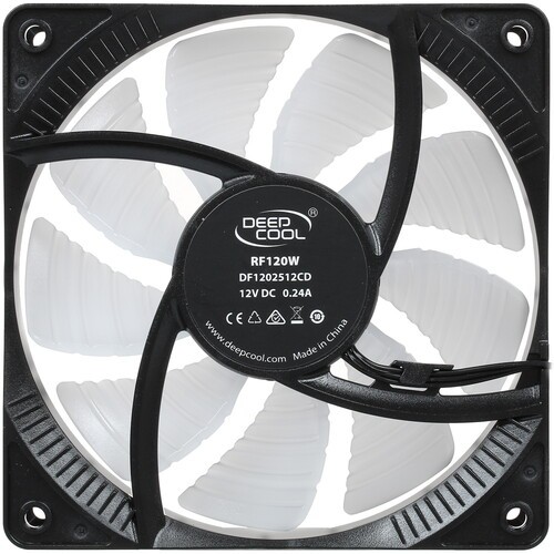 Вентилятор для корпуса Deepcool RF120W LED DP-FLED-RF120-WH