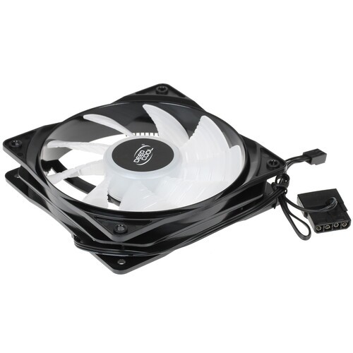 Вентилятор для корпуса Deepcool RF120W LED DP-FLED-RF120-WH