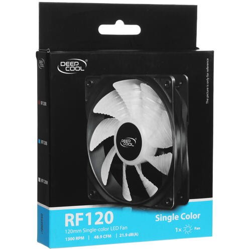 Вентилятор для корпуса Deepcool RF120W LED DP-FLED-RF120-WH