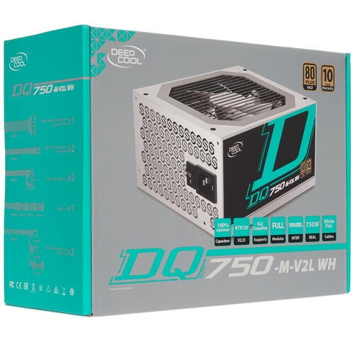 Блок питания Deepcool 750W QUANTA DQ750-M-V2L WH
