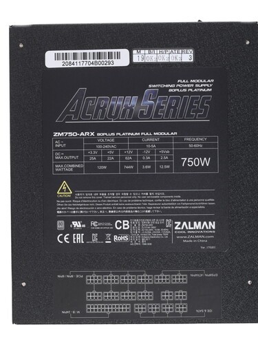 Блок питания Zalman 750W ZM750-ARX