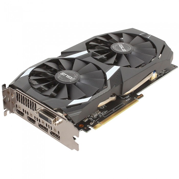 Видеокарта ASUS (DUAL-RX580-O8G) AMD Radeon RX 580 8GB DUAL OC OEM