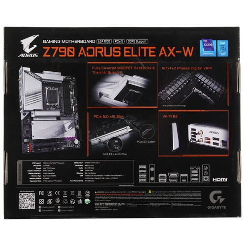 Материнская плата Gigabyte Z790 AORUS ELITE AX-W