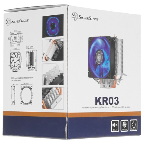 Кулер для процессора SilverStone SST-KR03 Kryton LED G530KR03A410020