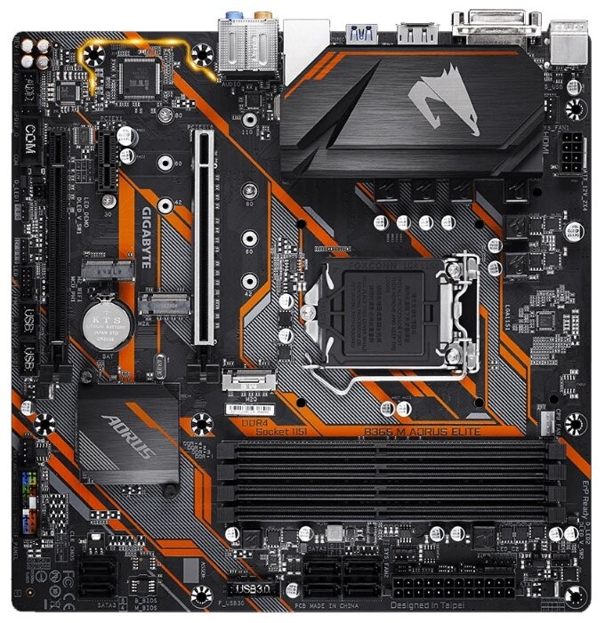Материнская плата GIGABYTE B365 M AORUS ELITE - купить выгодно в 28BIT.