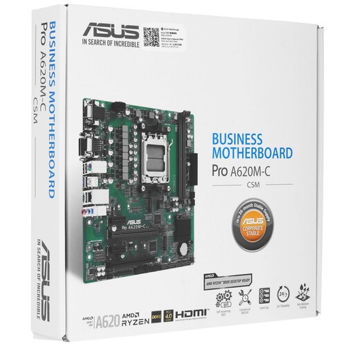 Материнская плата ASUS PRO A620M-C-CSM 90MB1F80-M0EAYC