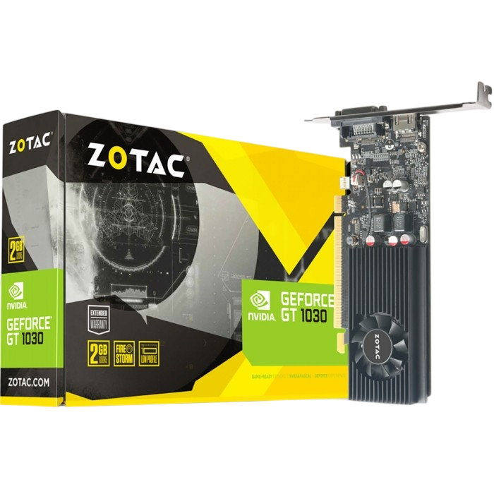Видеокарта ZOTAC (ZT-P10300A-10L) GeForce GT 1030 2GB Low Profile