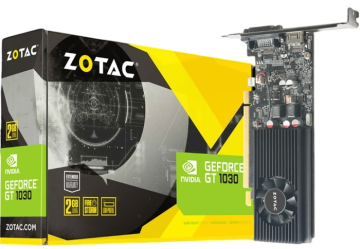 Видеокарта ZOTAC (ZT-P10300A-10L) GeForce GT 1030 2GB Low Profile