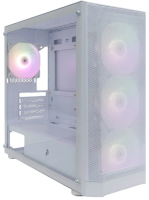 Компьютерный корпус 1STPLAYER FD5-M ARGB White ARGB (FD5-M-WH-4F2-W(AP))