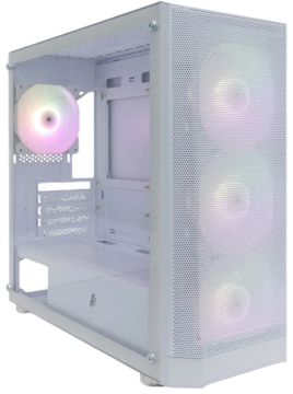 Компьютерный корпус 1STPLAYER FD5-M ARGB White ARGB (FD5-M-WH-4F2-W(AP))