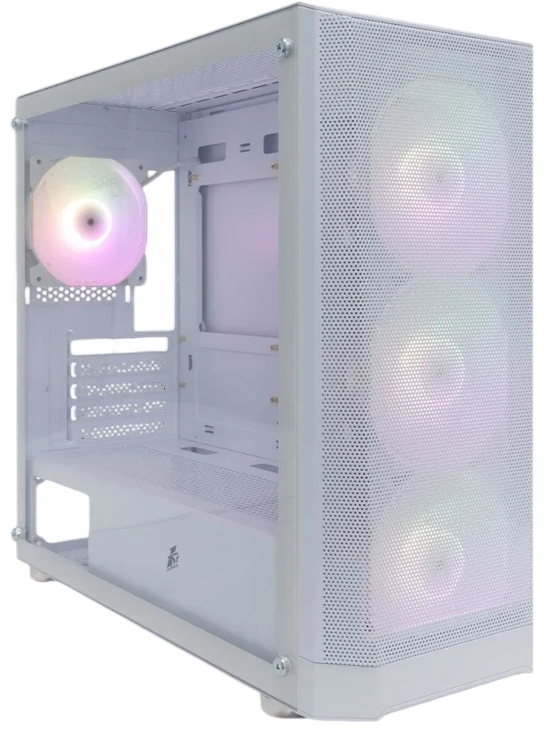 Компьютерный корпус 1STPLAYER FD5-M ARGB White ARGB (FD5-M-WH-4F2-W(AP))
