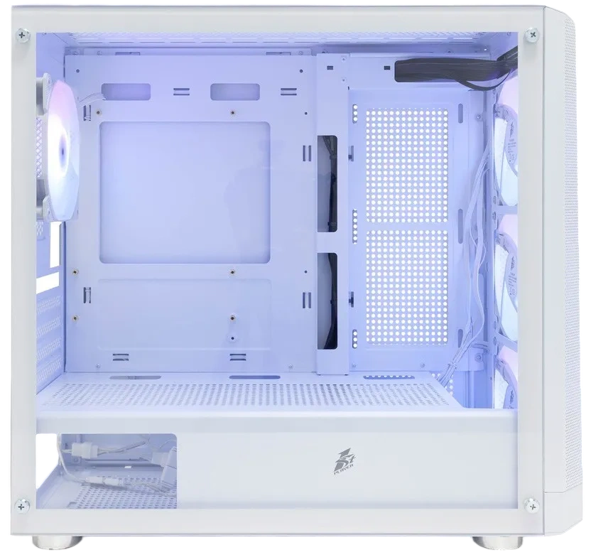 Компьютерный корпус 1STPLAYER FD5-M ARGB White ARGB (FD5-M-WH-4F2-W(AP))