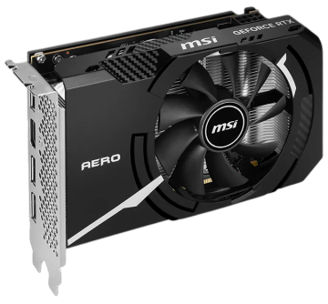 Видеокарта MSI (RTX 4060 AERO ITX 8G OC) GeForce RTX 4060 8GB AERO ITX 8G OC