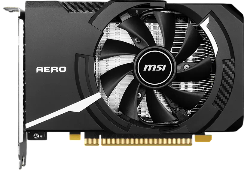 Видеокарта MSI (RTX 4060 AERO ITX 8G OC) GeForce RTX 4060 8GB AERO ITX 8G OC