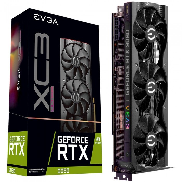 Видеокарта EVGA (10G-P5-3885-KR) GeForce RTX 3080 10GB XC3 ULTRA GAMING