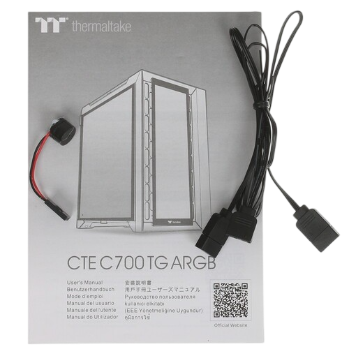 Компьютерный корпус Thermaltake CTE C700 TG ARGB Black (CA-1X7-00F1WN-01)