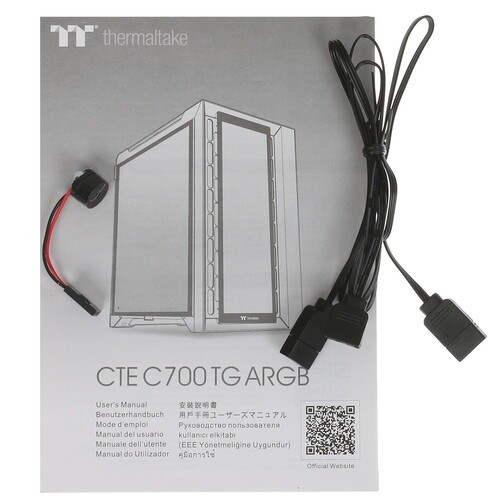 Компьютерный корпус Thermaltake CTE C700 TG ARGB Black (CA-1X7-00F1WN-01)