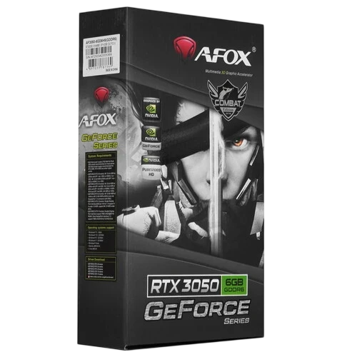 Видеокарта AFox (AF3050-6GD6H5) GeForce RTX 3050 6GB