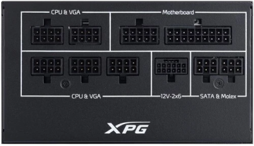 Блок питания ADATA XPG 850W CORE REACTOR II VE (COREREACTORIIVE850G-BKCEU) 16 Pin (PCIe 5.0 Connector Cable Details)
