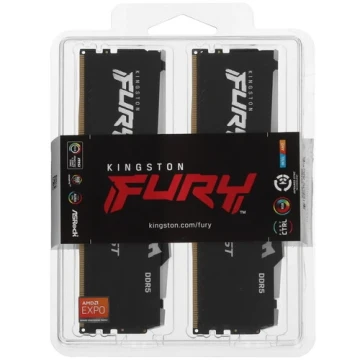 Оперативная память 32 Gb 6000 MHz Kingston FURY Beast RGB Black (KF560C30BBEAK2-32)