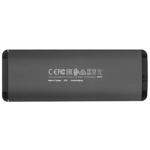 Внешний SSD 2000 Gb ADATA XPG Black ASE760-2TU32G2-CTI