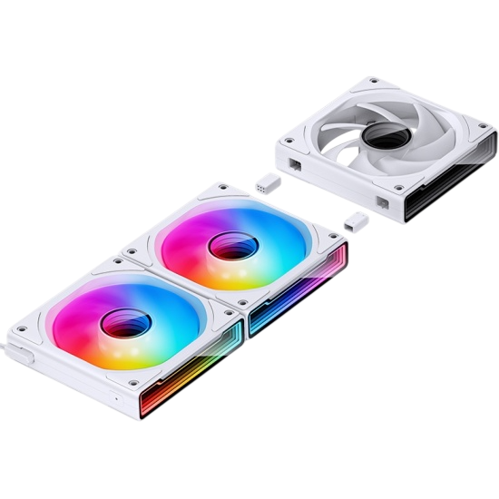 Комплект вентиляторов для корпуса JONSBO ZK-120W (3 in 1) ARGB LED White