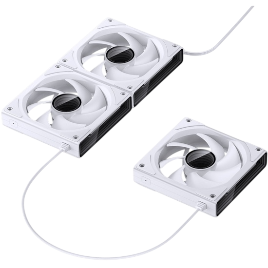 Комплект вентиляторов для корпуса JONSBO ZK-120W (3 in 1) ARGB LED White