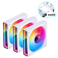 Комплект вентиляторов для корпуса JONSBO ZK-120W (3 in 1) ARGB LED White