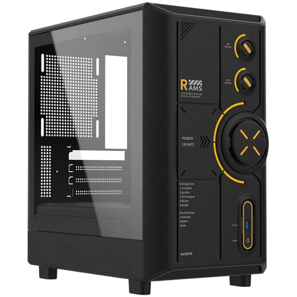 Компьютерный корпус ALSEYE RAMS 2.0 240-B Black (AS.07.0213)