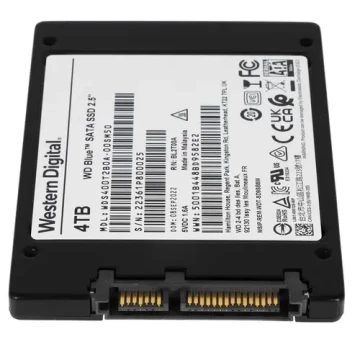 Твердотельный накопитель Western Digital 4000 Gb Blue WDS400T2B0A
