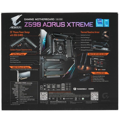 Материнская плата GIGABYTE Z590 AORUS XTREME