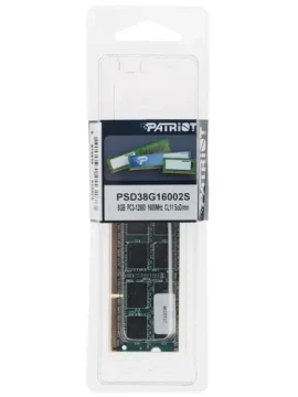 Оперативная память 8 Gb 1600 MHz PATRIOT (PSD38G16002S)