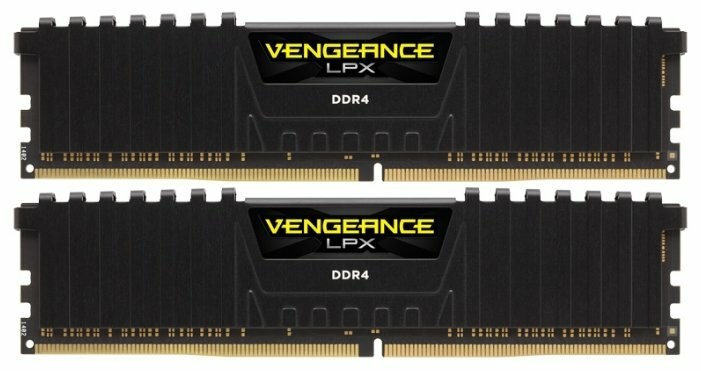 Оперативная память 16 Gb 3200 MHz CORSAIR VENGEANCE LPX (CMK16GX4M2B3200C16)