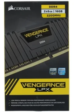 Оперативная память 16 Gb 3200 MHz CORSAIR VENGEANCE LPX (CMK16GX4M2B3200C16)