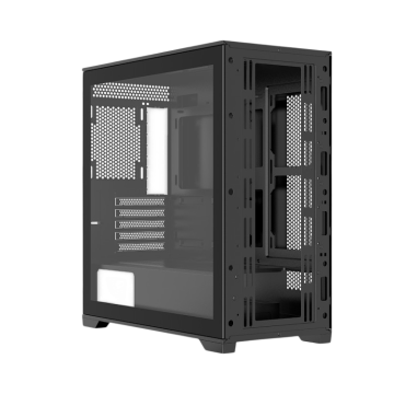 Компьютерный корпус 1STPLAYER DK D6 LED Black (D6-BK-4F1)