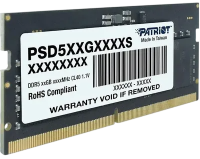Оперативная память 8 Gb 5600 MHz PATRIOT (PSD58G560041S)