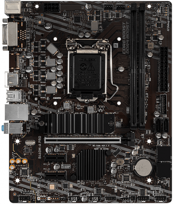 Материнская плата MSI B460M-A PRO