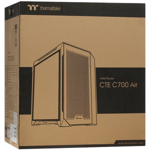 Компьютерный корпус Thermaltake CTE C700 Air Snow TG White (CA-1X7-00F6WN-00)