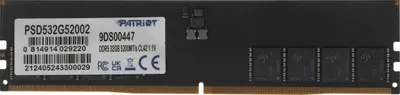 Оперативная память 32 Gb 5200 MHz PATRIOT SIGNATURE (PSD532G52002)