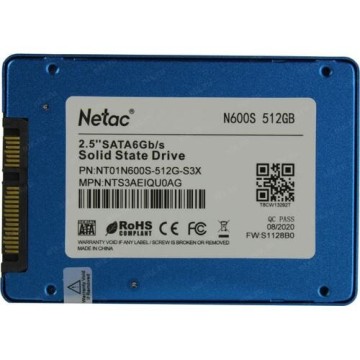 Твердотельный накопитель NETAC 512 Gb (NT01N600S-512G-S3X)