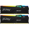 Оперативная память 64 Gb 6000 MHz Kingston FURY Beast RGB Black (KF560C30BBEAK2-64)
