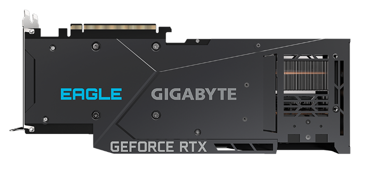 Видеокарта GIGABYTE (GV-N3080EAGLE OC-10GD) GeForce RTX 3080 1755MHz PCI-E 4.0 10240MB 19000MHz 320 bit 2xHDMI 3xDisplayPort HDCP EAGLE OC