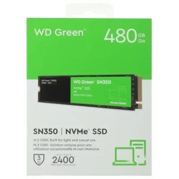 Твердотельный накопитель Western Digital 480 Gb SN350 Green WDS480G2G0C