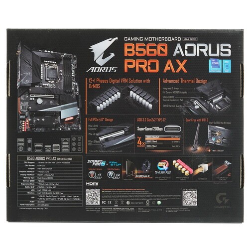 Материнская плата GIGABYTE B560 AORUS PRO AX