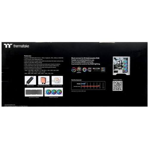 Система жидкостного охлаждения для процессора Thermaltake TH360 ARGB Sync Snow Edition CL-W302-PL12SW-A