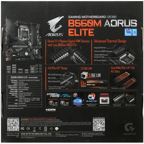 Материнская плата GIGABYTE B560M AORUS ELITE (rev. 1.0)